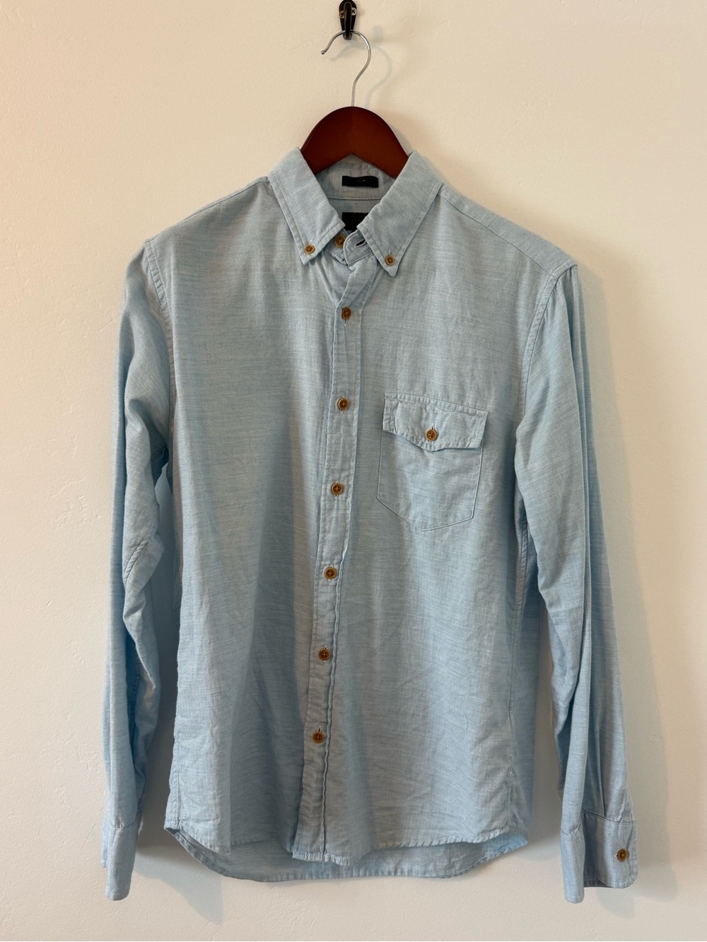 J. Crew Light Blue Casual Button-Down Shirt